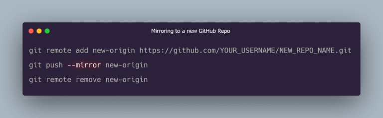 How to Make a Shallow Copy of a Git Repository Without History ...